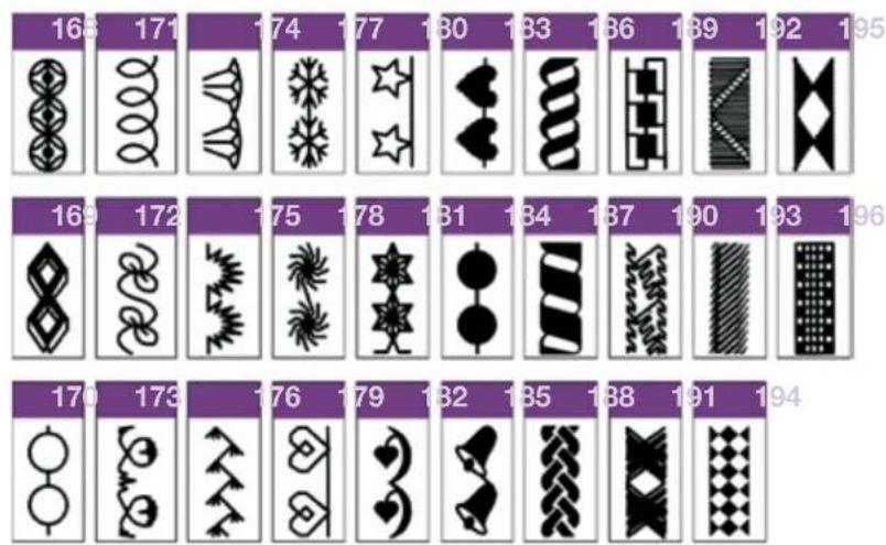 PFAFF creative 2144 - Decorative stitches creative 2144 - 2