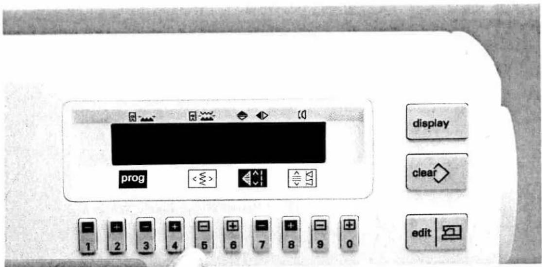 PFAFF creative 7530 - Summary of the options for program selection - 4