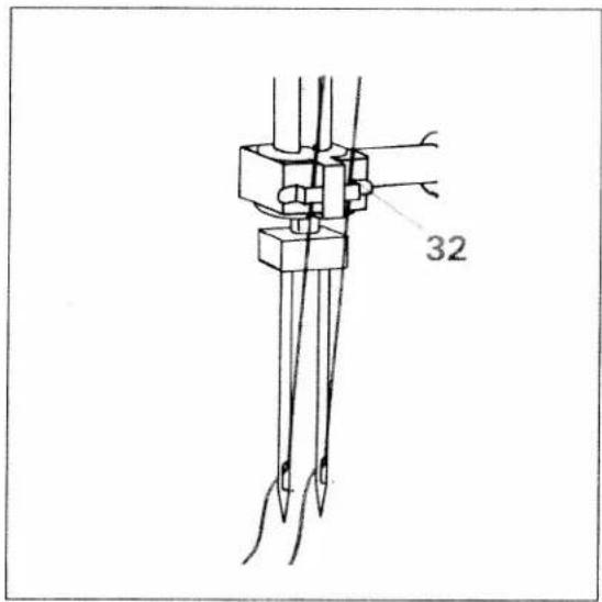 PFAFF creative 7530 - Threading the twin needle - 1