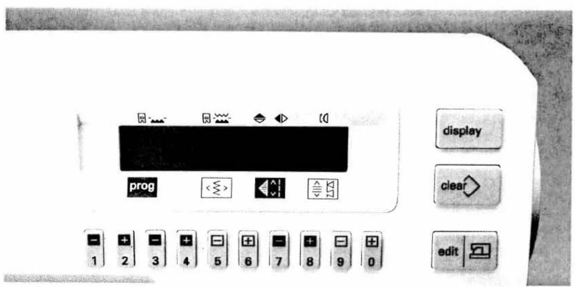 PFAFF creative 7530 - Summary of the options for program selection - 2