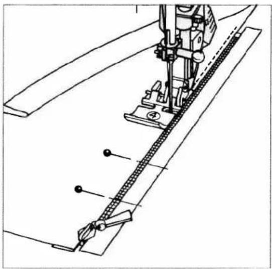 PFAFF creative 7530 - Inserting zippers concealed on both sides - 2