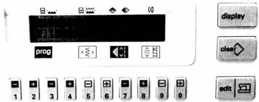 PFAFF creative 7530 - Delete pattern sequence - 1