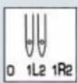 PFAFF creative 4874 - Needle position - 8