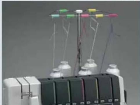 PFAFF creative 4874 - Changing spools with the machine threaded - 1
