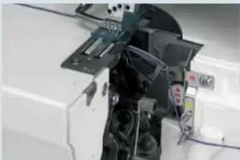 PFAFF creative 4874 - Threading the cover-stitch looper - 5