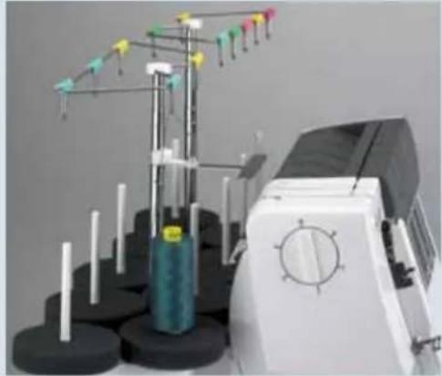 PFAFF creative 4874 - Threading the top cover thread - 2