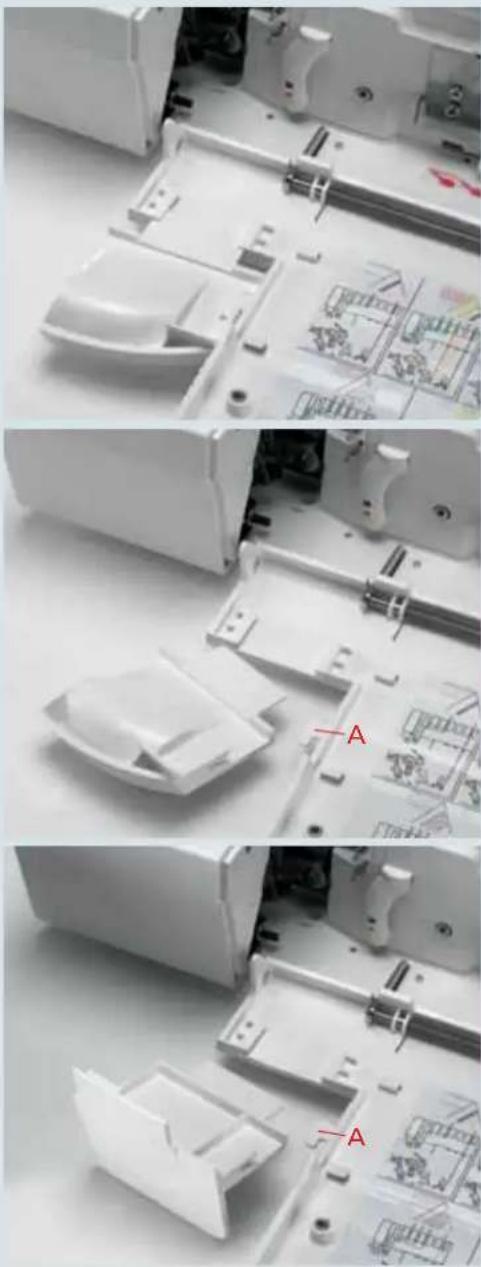 PFAFF creative 4874 - Disengage the upper looper - 3