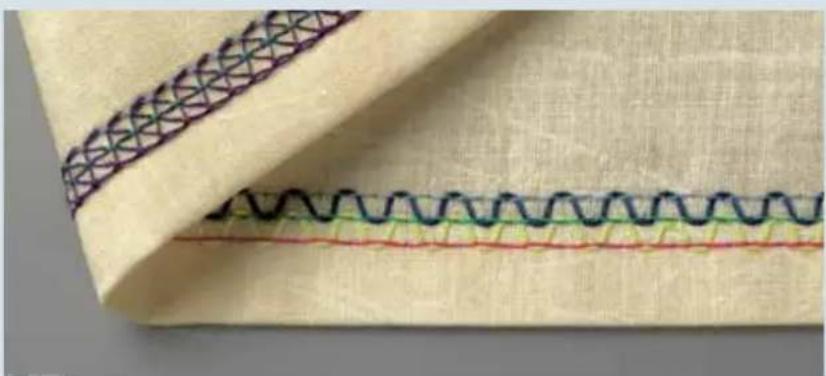 PFAFF creative 4874 - 5-thread deco-cover, program 24 - 6