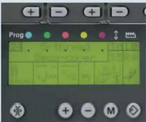PFAFF creative 4874 - LCD Display - 6