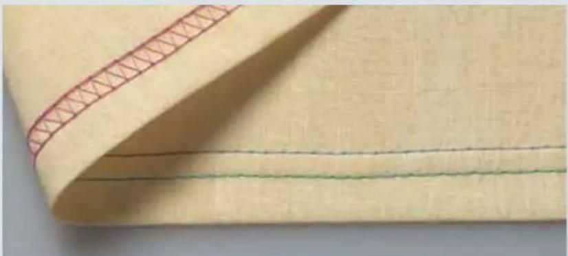 PFAFF creative 4874 - 3-needle cover hem, program 03 - 4
