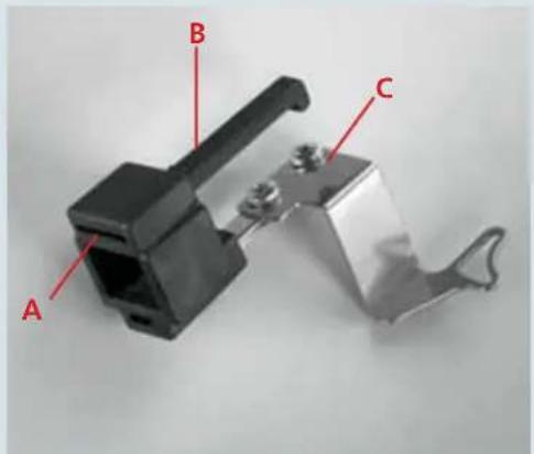 PFAFF creative 4874 - Top cover triangle thread guide - 4