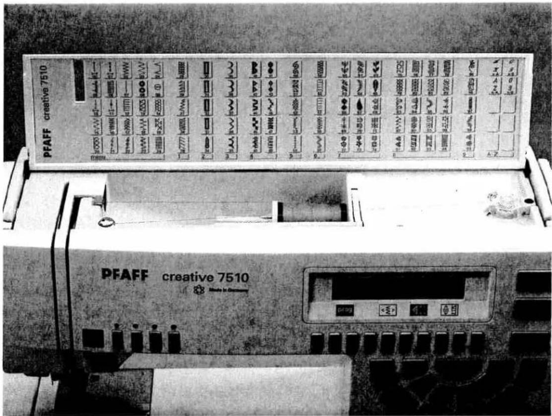 PFAFF creative 7510 - Note: - 1