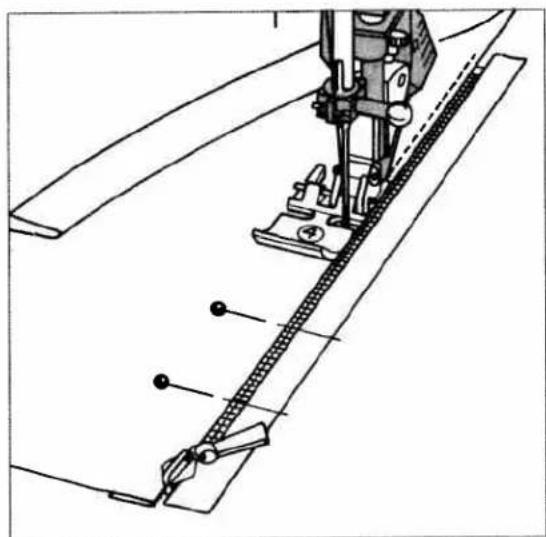PFAFF creative 7510 - Inserting zippers concealed on both sides - 2