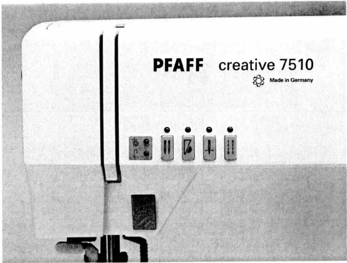 PFAFF creative 7510 - Language selection - 2