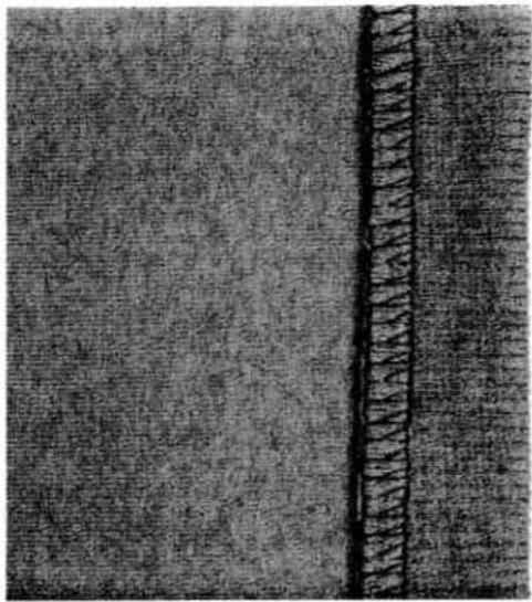 PFAFF creative 7510 - Closed overlock stitch - 1
