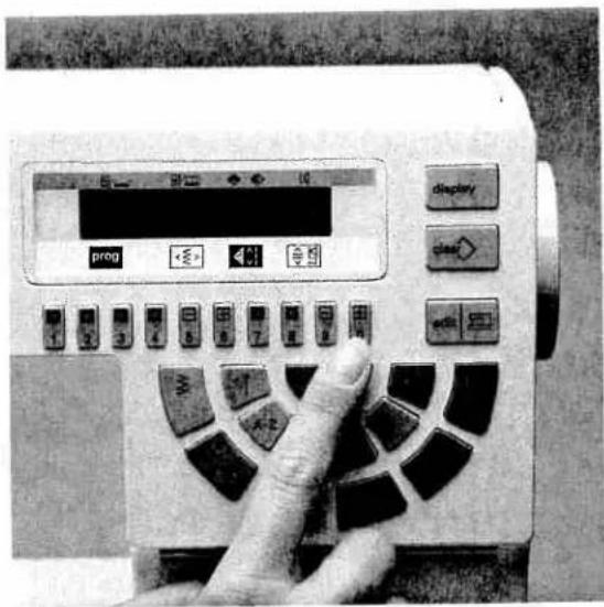 PFAFF creative 7510 - Deleting the programming: - 1