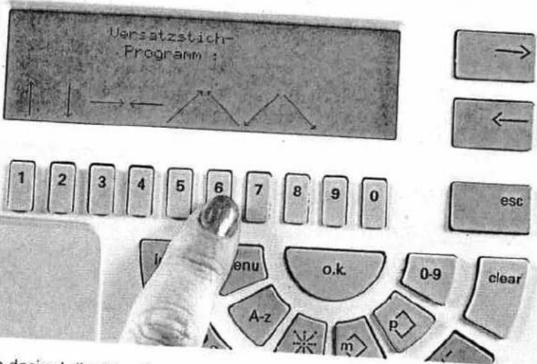 PFAFF creative 7550 - Eight-way feed stitches (connecting stitches) - 5