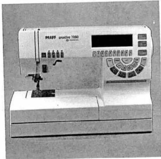 PFAFF creative 7550 - Parts of the Creative Designer - 2