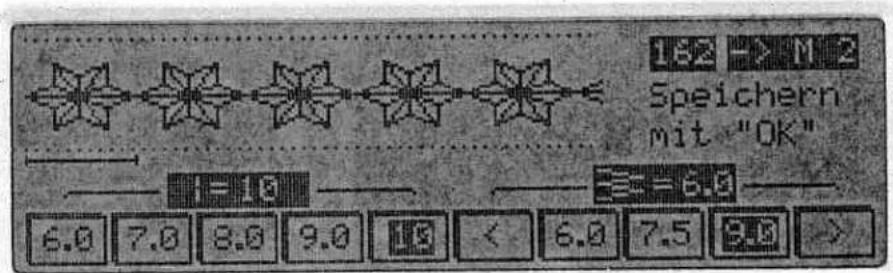 PFAFF creative 7550 - Pattern sequence - 12