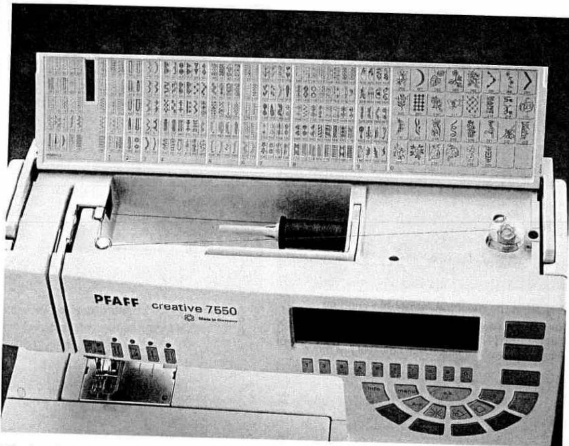 PFAFF creative 7550 - Contents - 15