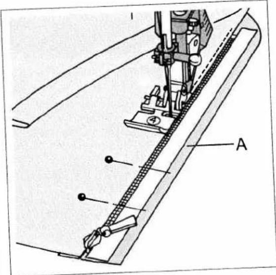 PFAFF creative 7550 - Inserting zippers concealed on both sides Prog. 00 - 1