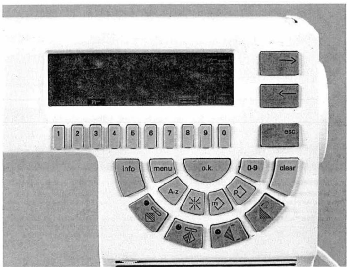 PFAFF creative 7550 - Selecting a P-Memory - 49