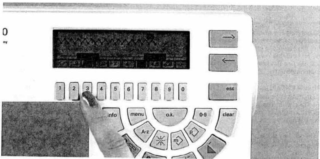 PFAFF creative 7550 - Setting the stitch length and width in a selected pattern - 1