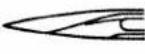 PFAFF creative 7550 - Needle chart - 7