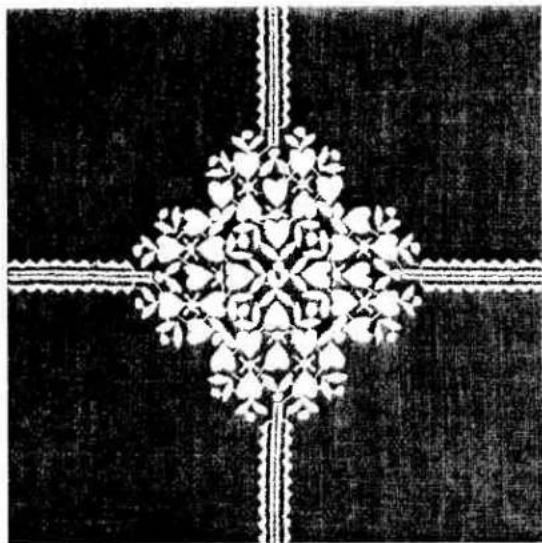 PFAFF creative 7570 - Combining motifs to form a border - 2