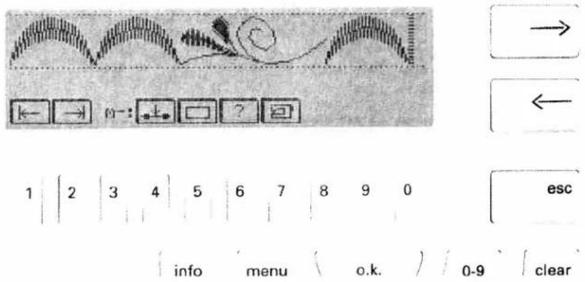PFAFF creative 7570 - Inserting a pattern - 1