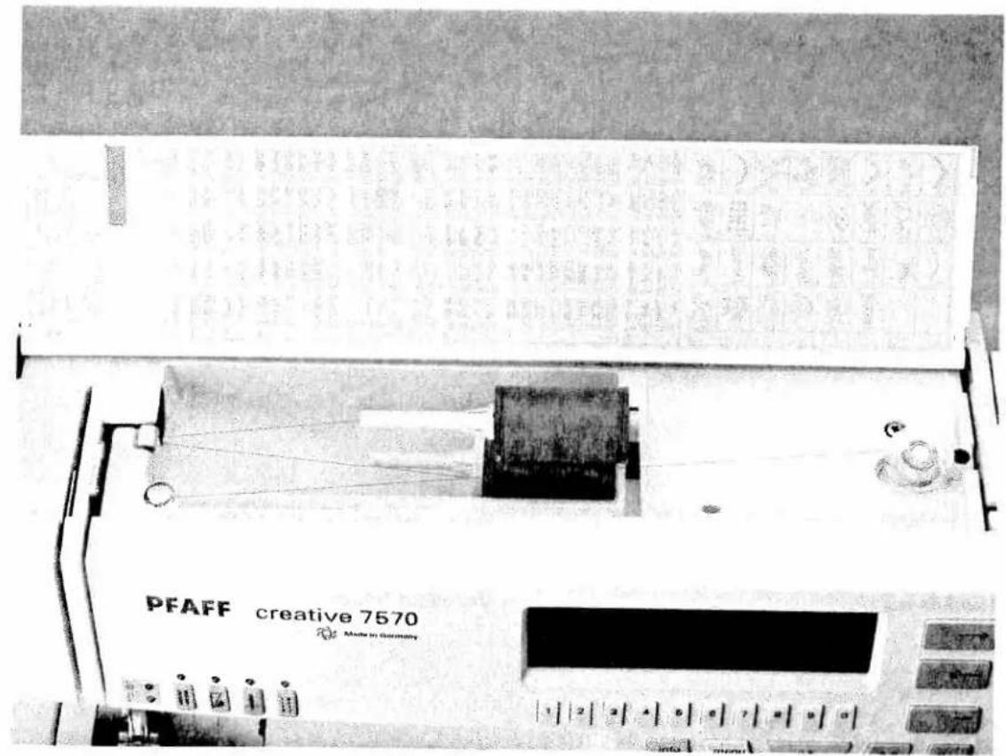PFAFF creative 7570 - Don't forget: - 2