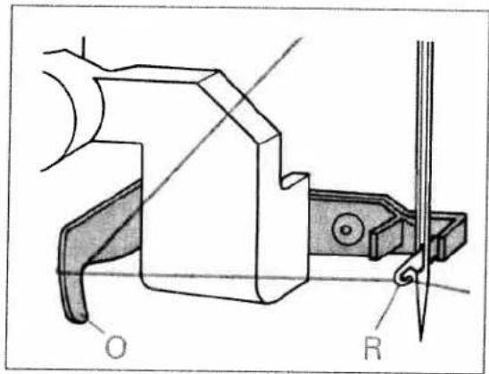 PFAFF creative 7570 - Threading the needle thread - 2