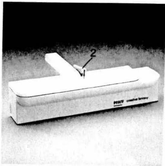 PFAFF creative 7570 - Parts of the "creative fantasy" embroidery unit: - 2