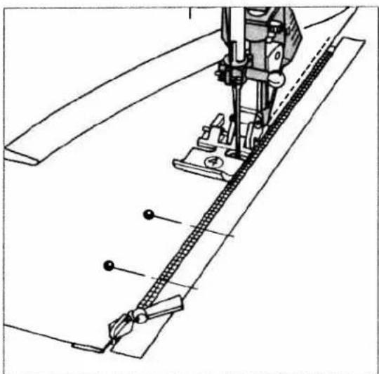 PFAFF creative 7570 - Inserting zippers concealed on both sides - 2