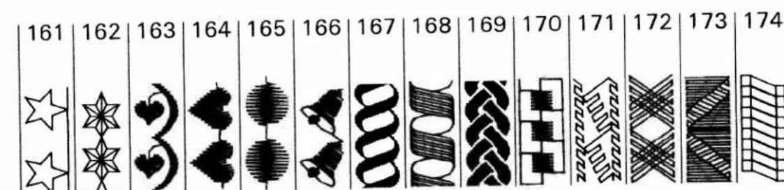 PFAFF creative 7570 - Utility stitch programs - 9
