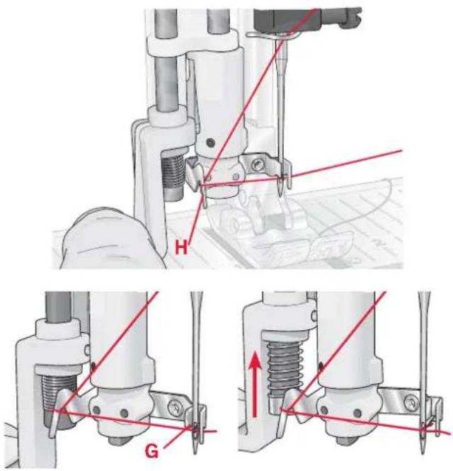 PFAFF expression 150 - Threading for twin needle - 1