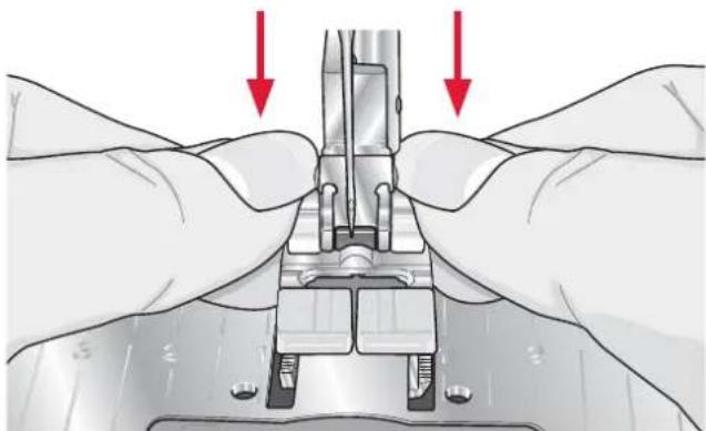 PFAFF expression 150 - Attach presser foot - 1