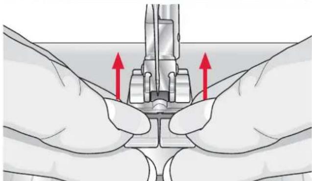 PFAFF expression 150 - Attach presser foot - 2