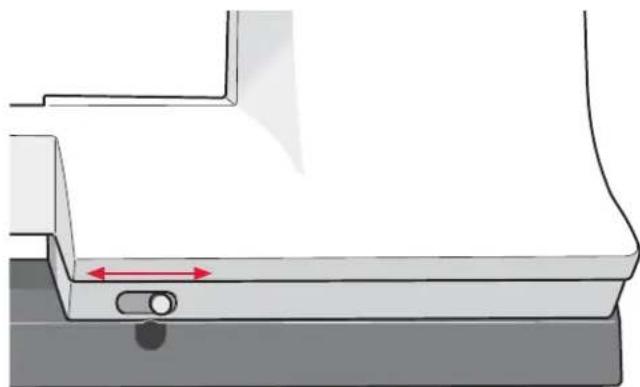 PFAFF expression 2.0 - Lowering feed dogs - 2