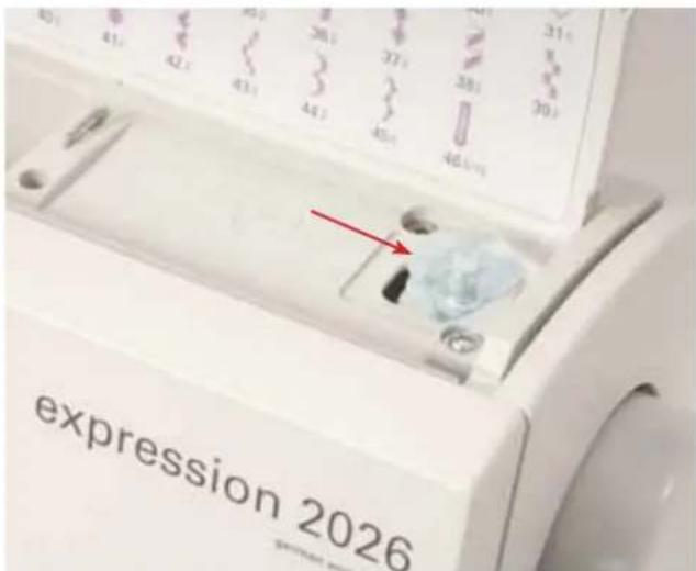 PFAFF expression 2026 - Preparing the machine for bobbin winding - 1