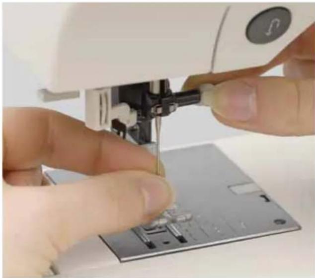 PFAFF expression 2026 - Winding a bobbin through the needle - 3