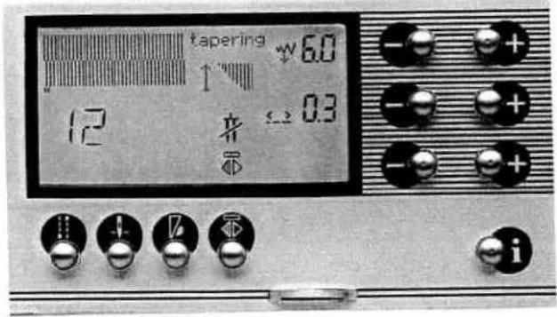 PFAFF expression 2044 - Manual change/ Irregular pattern - 1