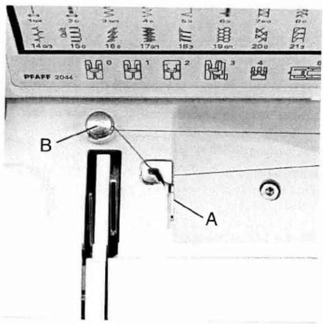 PFAFF expression 2044 - Switch on the master switch - 2