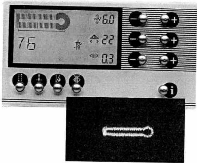 PFAFF expression 2044 - Manual buttonhole - 2