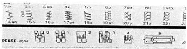 PFAFF expression 2044 - Winding a bobbin through the needle - 1