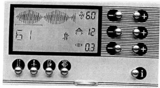 PFAFF expression 2044 - Switching off the "lock" button: - 1