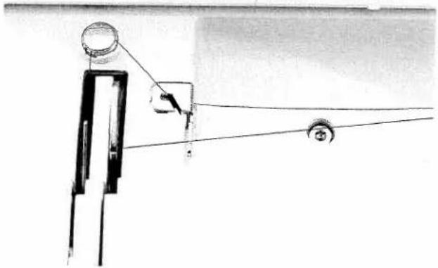 PFAFF expression 2044 - Winding a bobbin through the needle - 2