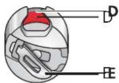 PFAFF expression 2038 - Top thread is visible on the underside of the fabric: - 5