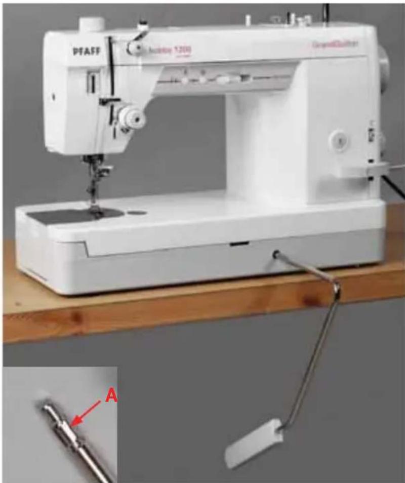 PFAFF GrandQuilter - Pressure dial - 1
