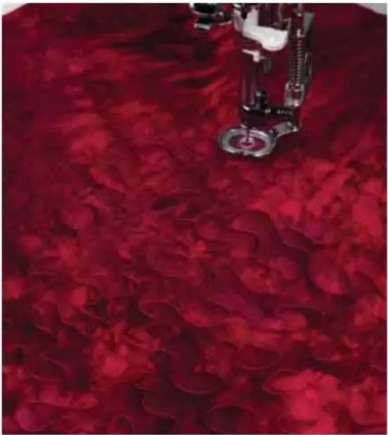 PFAFF GrandQuilter - Free-motion Stippling - 1